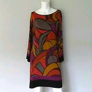 Prelude Mod Print Pull Over Dress. Size XL